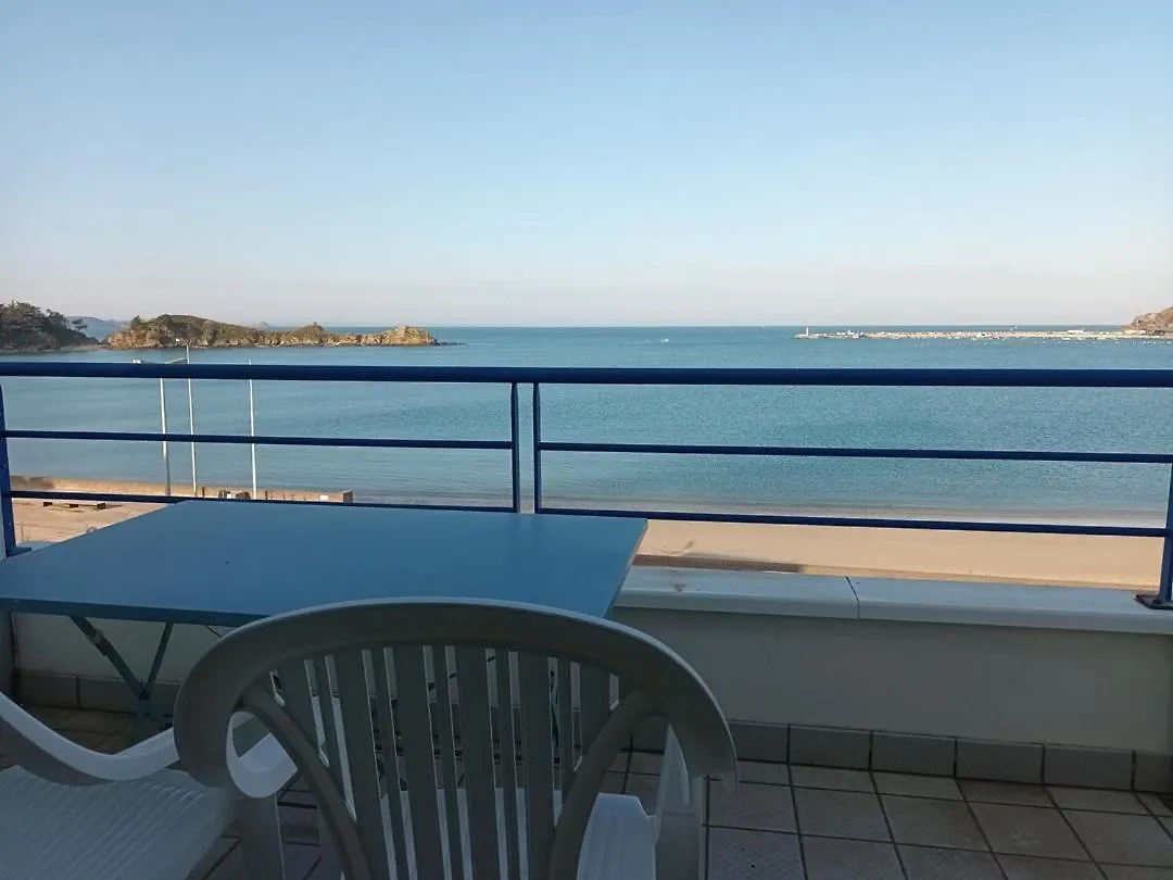 514 - Appartement 1 Chambre Vue Mer En Bordure De La Plage Du Centre D'Erquy 0*, Erquy França